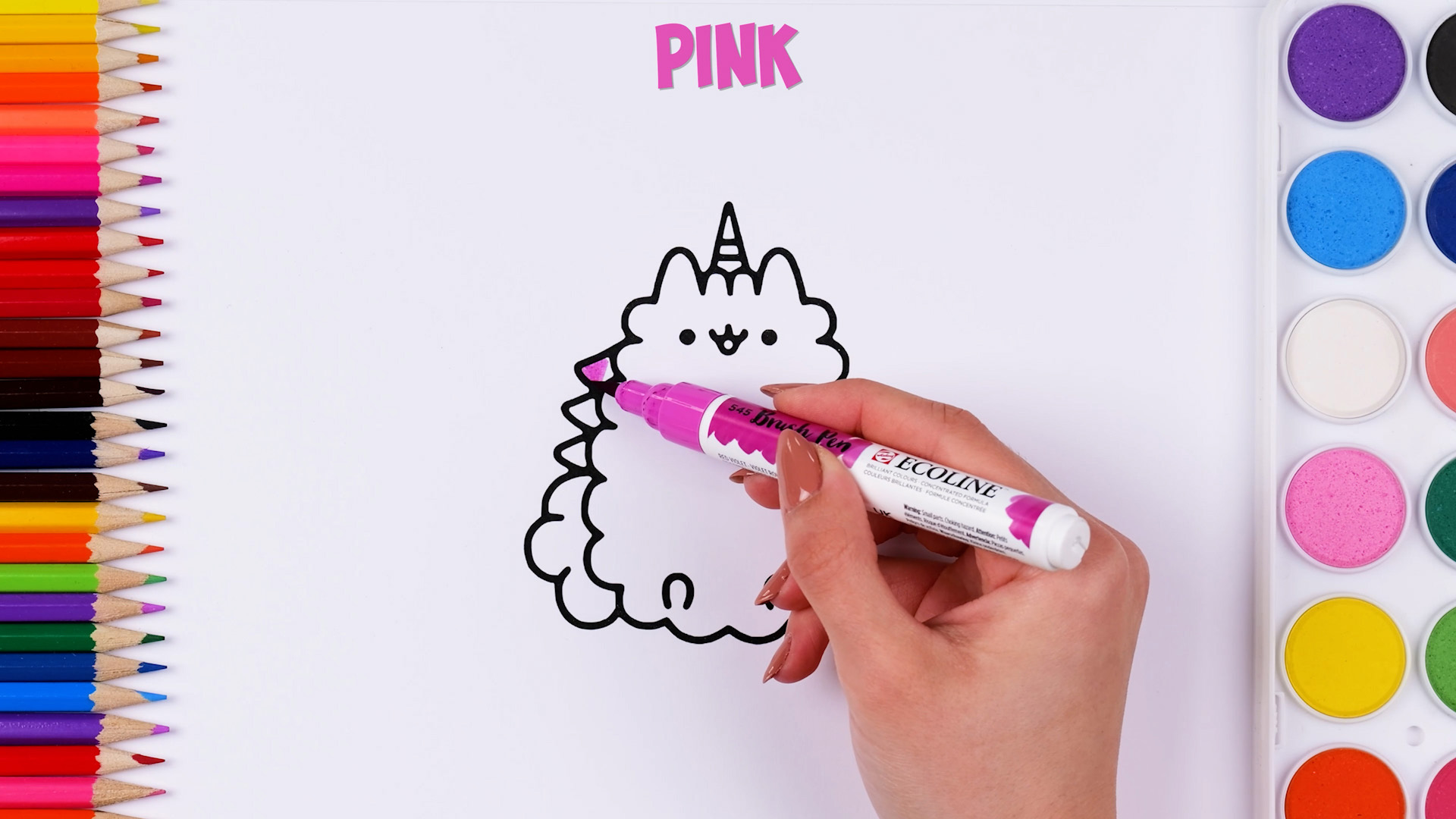 Fun coloring activity for toddlers