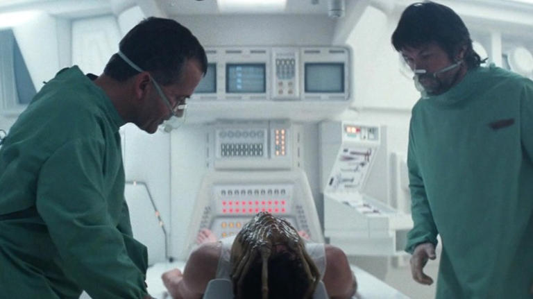 Alien's first facehugger design was originally bigger and grosser