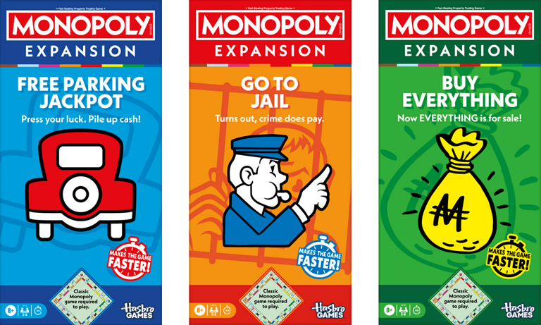 Keep your Monopoly game fresh with expansion packs