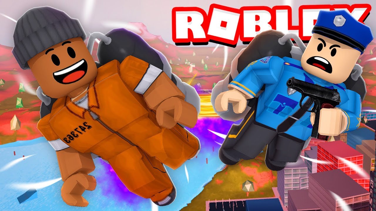 I Broke Out Of Jail Bought The New Jetpack In Roblox Jailbreak