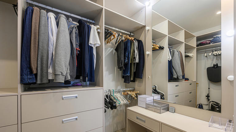 A clever design trick that'll make your walk-in closet feel bigger