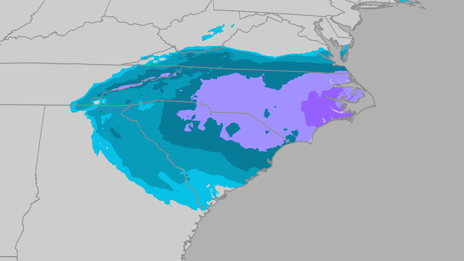 Winter storm Gianna bringing snow from Georgia to Virginia