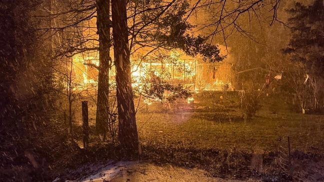 Faulty heater blamed after overnight fire destroys home in Harrison ...