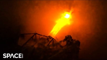 Watch what happens to the Raptor engine after a SpaceX test