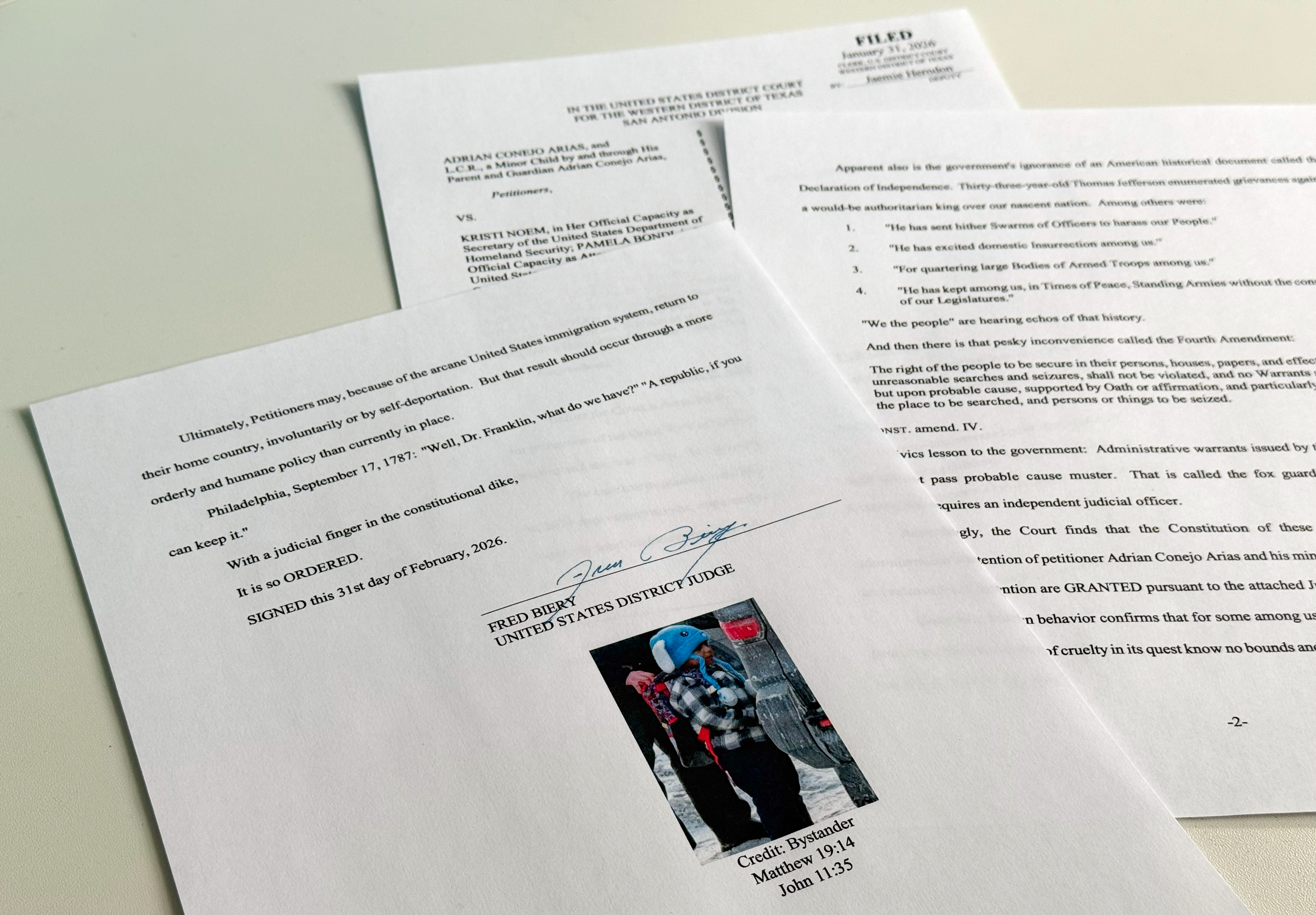 Judge orders release of boy, five, and father taken into custody in ...