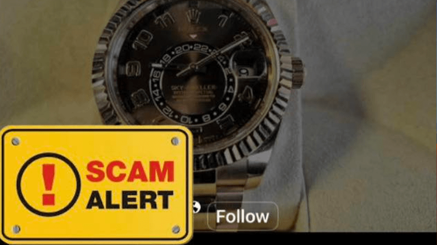Berkshire County sheriff warns of Rolex scam on Facebook Marketplace
