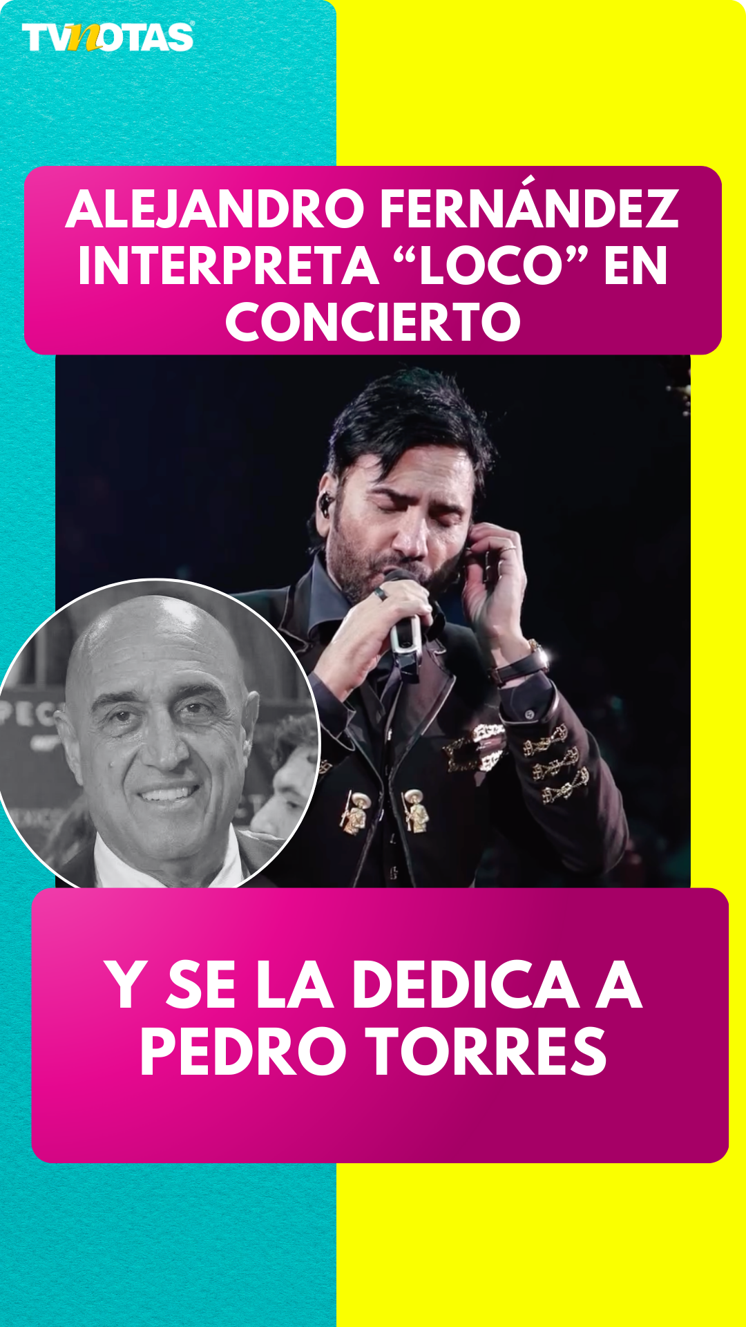 Alejandro Fernández interpreta “Loco” en concierto y se la dedica a ...