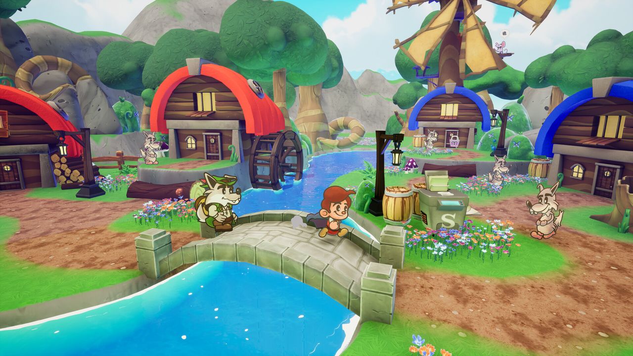 This obviously Paper Mario-inspired RPG is finally out after 5 long ...
