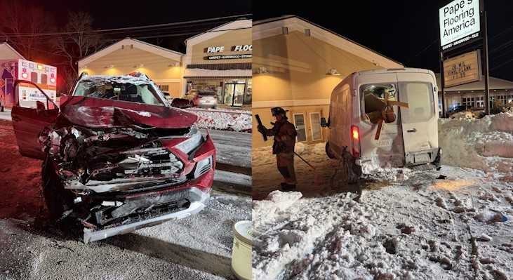 Person taken to trauma center after 2-vehicle crash in South Park Twp.