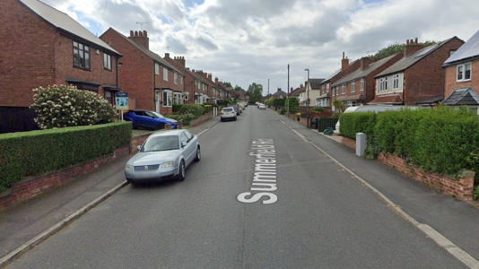Emergency services were called to Summerfield Road in Boythorpe, Chesterfield (Google Maps)