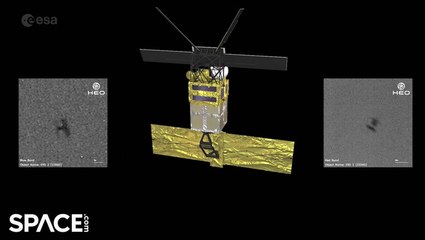 Doomed satellite seen by HEO Robotics cameras in space ahead of Earth ...