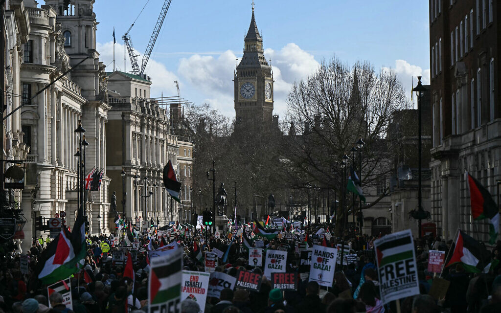 Several arrested at London protest for Palestine Action support ...