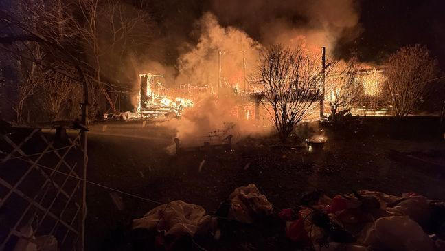 Faulty heater blamed after overnight fire destroys home in Harrison ...