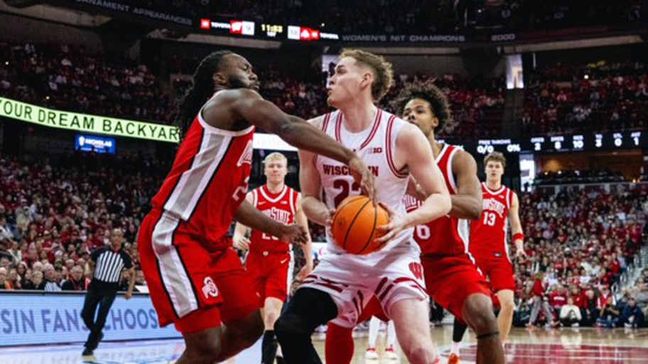 Austin Rapp's lift off the bench leads Wisconsin Badgers over Ohio ...