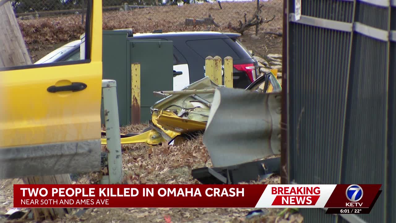 North Omaha crash kills 2 people, sends three others to the hospital