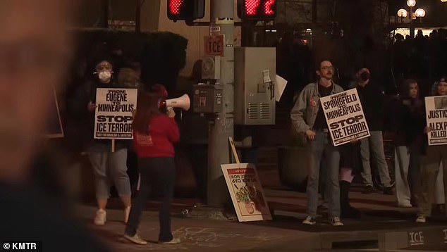 Oregon city on a knife edge after protests erupt into violent riots and ...