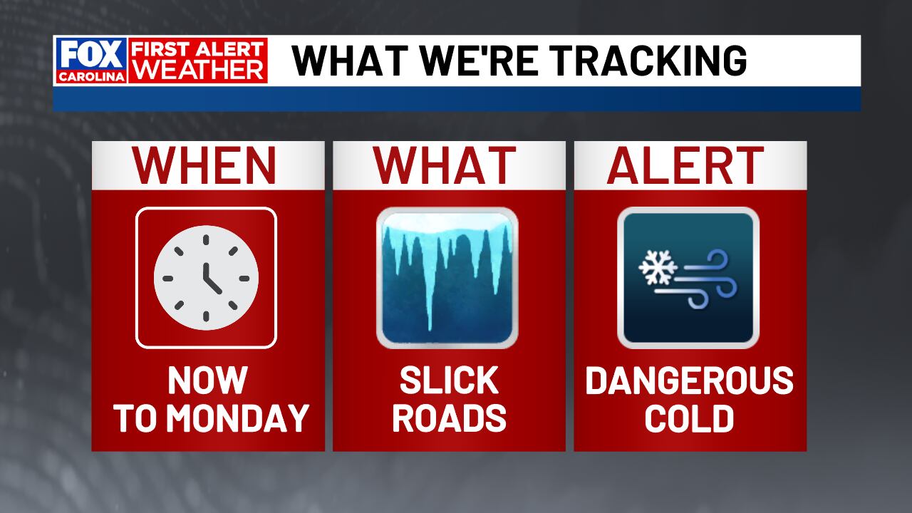 First alert weather days: Snow moves out, dangerous cold Sunday and Monday