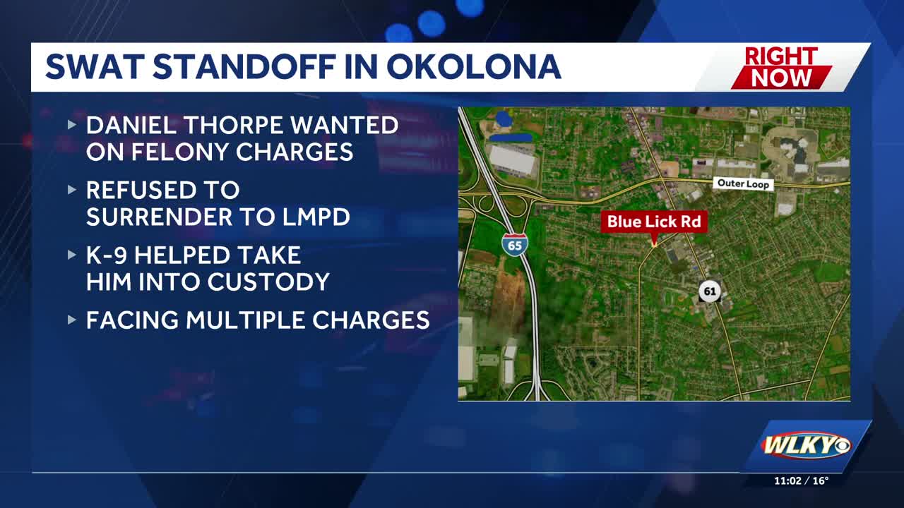 Man facing several charged after SWAT standoff in Okolona