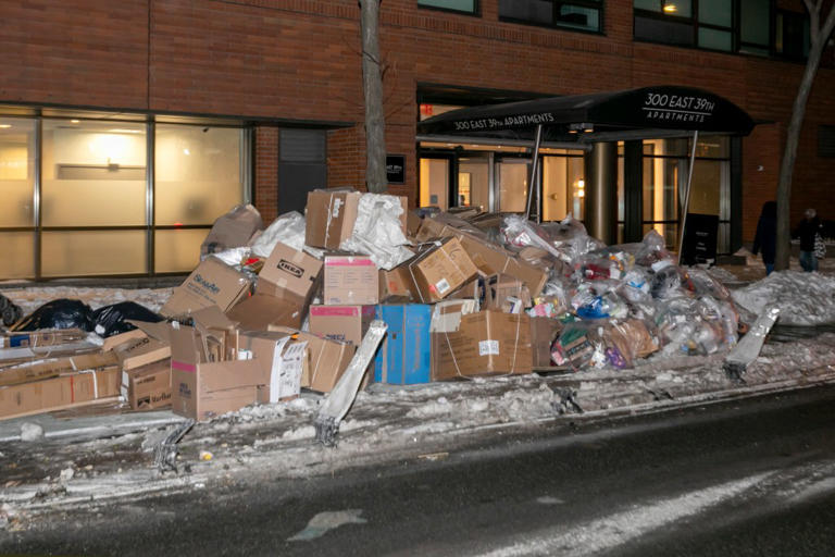 NYers raise a stink over trash buildup as 'limited collection ...