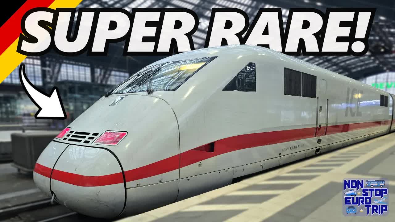 NOTHING Went to Plan on this Snowy German Highspeed Train Trip...