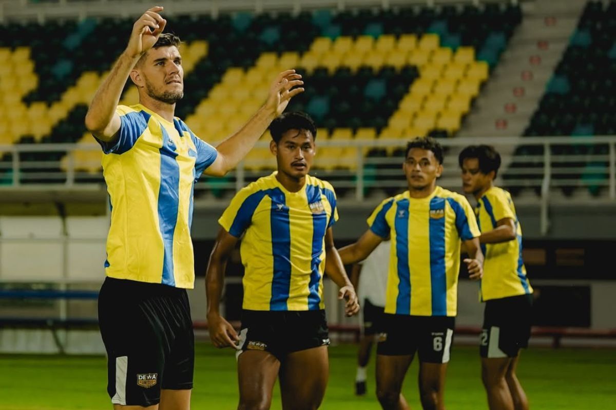 Ilustrasi pertandingan sepak bola