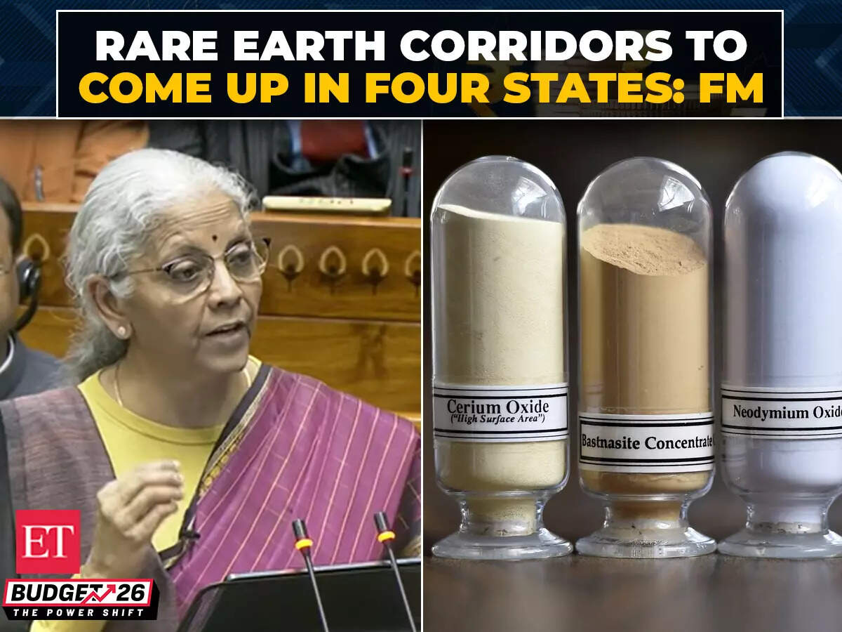 Budget 2026: Nirmala Sitharaman unveils rare earth corridor to power ...