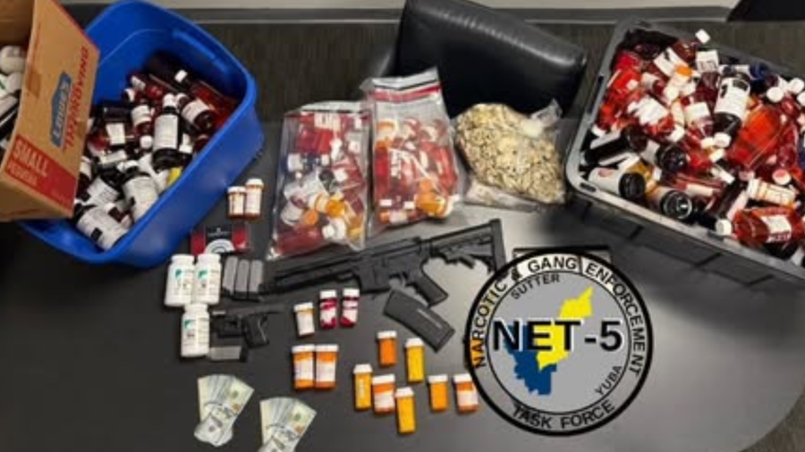 Yuba City police seize 1,500 pills, over $90,000 and guns in major drug ...
