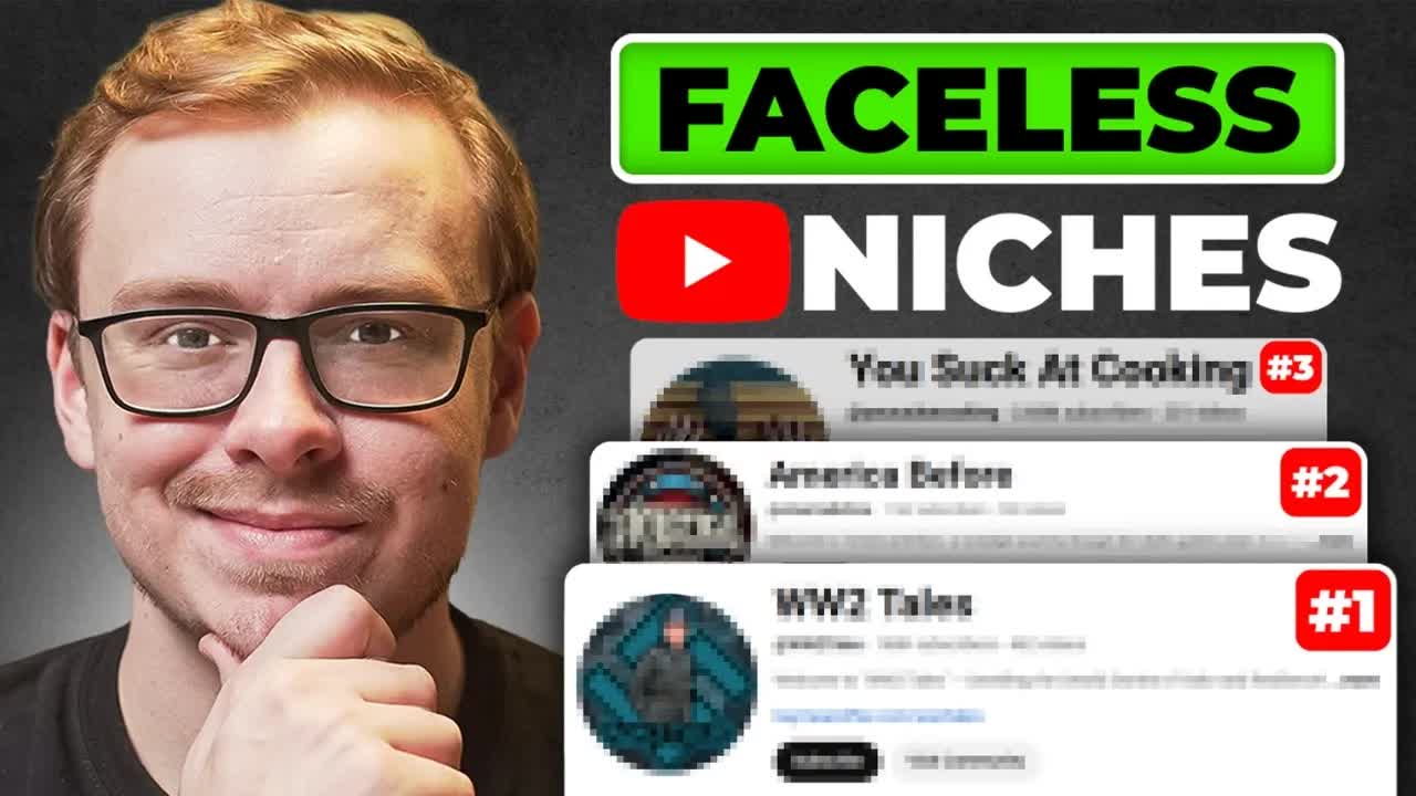 5 faceless YouTube niches that will make people rich in 2026