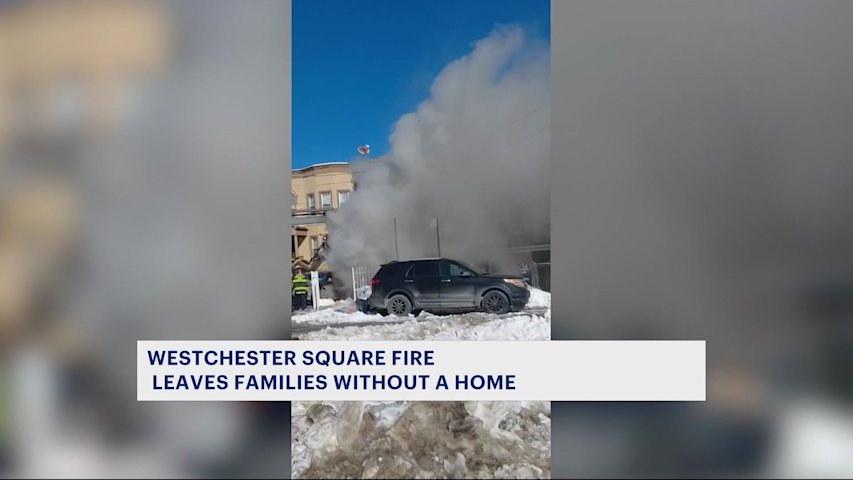 Fire inside Westchester Square home leaves families out in the cold