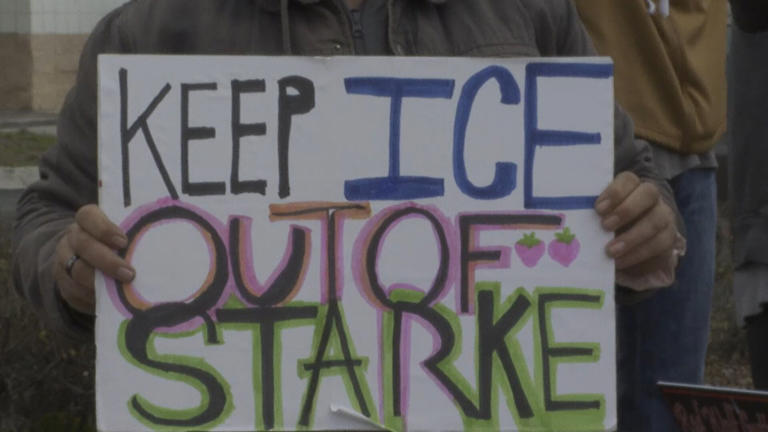 Starke residents protest proposed ICE facility