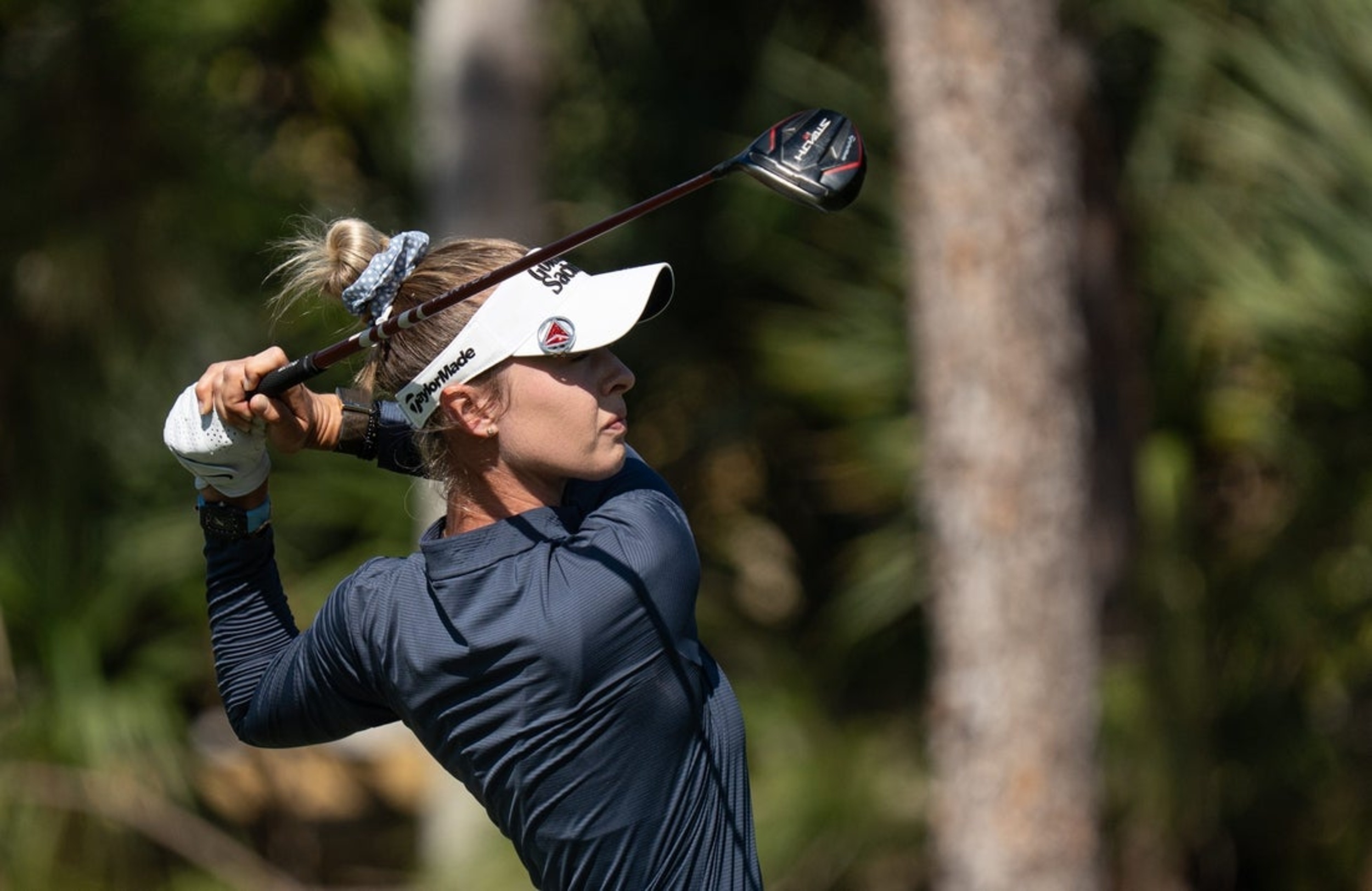 Lauren Coughlin leads, but Nelly Korda makes push at Aramco<br>