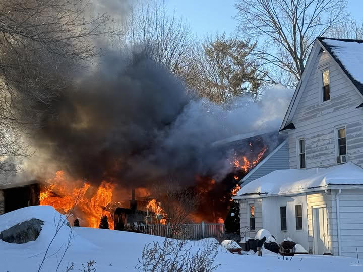Two displaced after Naugatuck house fire