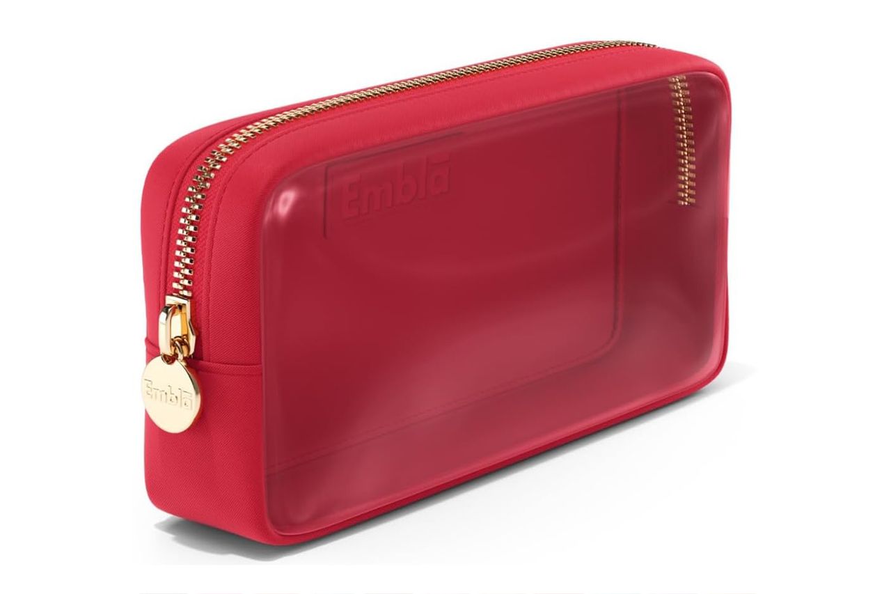 embla clear cosmetic bag makeup case
