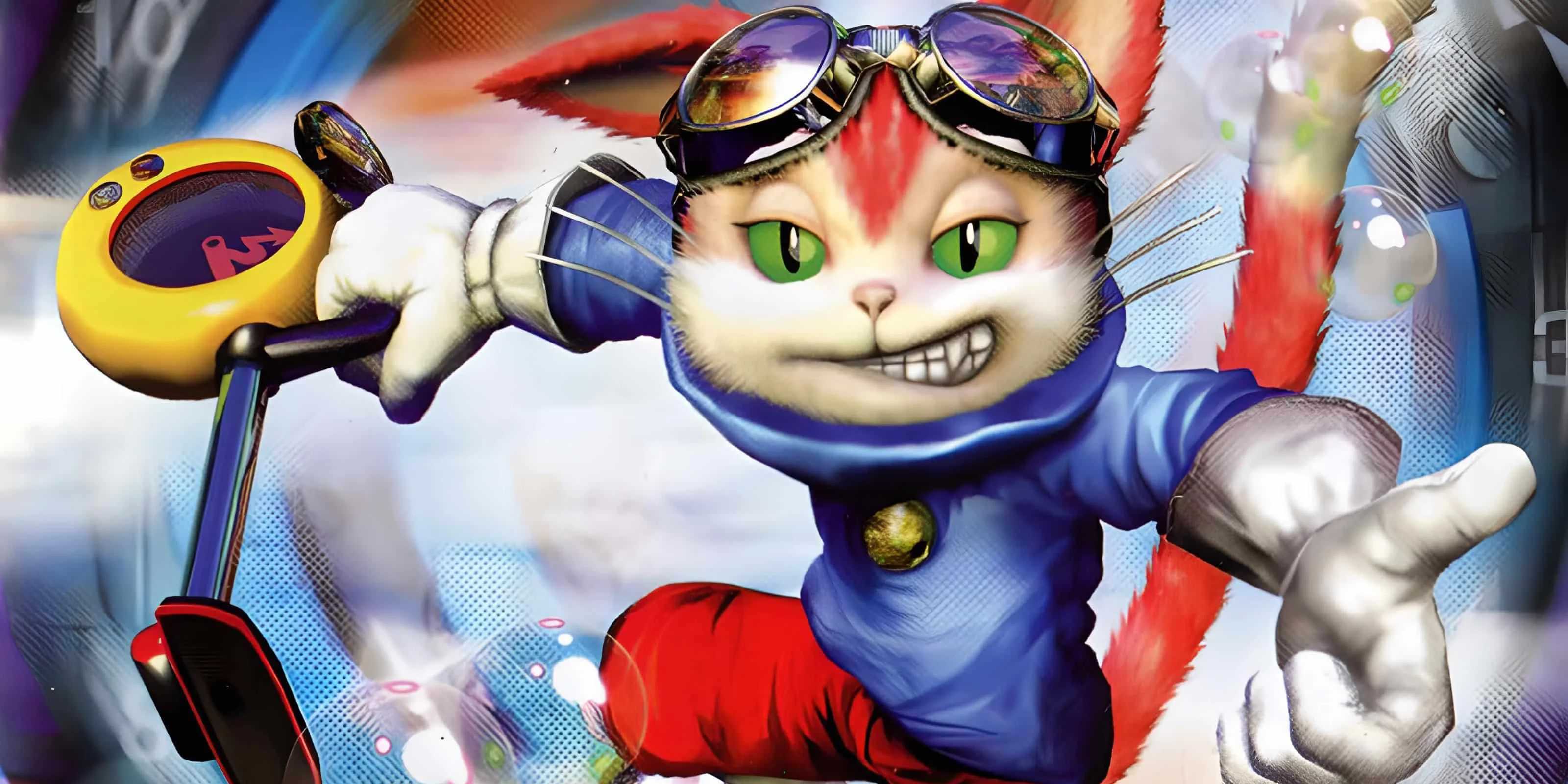 Blinx, the anthropomorphic cat from Blinx The Time Sweeper.