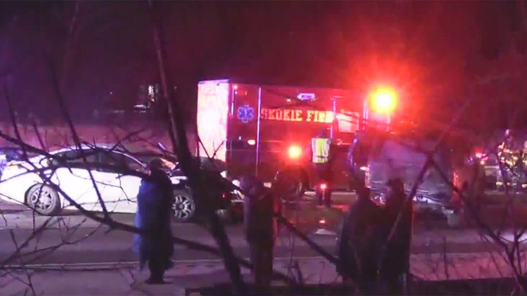 6 vehicles, pedestrian involved in crash on Edens Expressway in Chicago ...