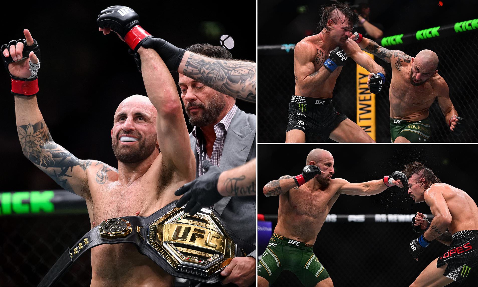 Alexander Volkanovski equals star MMA fighter's record as Aussie ...