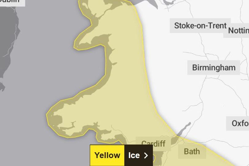 Met Office issues weather warning for 20 areas of Wales as temperatures ...