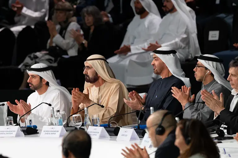 UAE president, Dubai ruler attend opening of World Laureates Summit