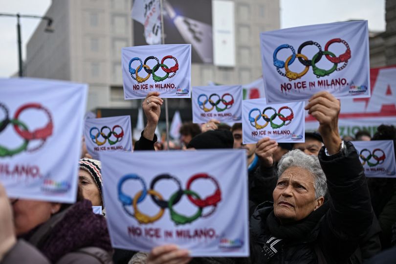 Anti-ICE protests break out in Italy ahead of Winter Olympics opening ceremony<br>
