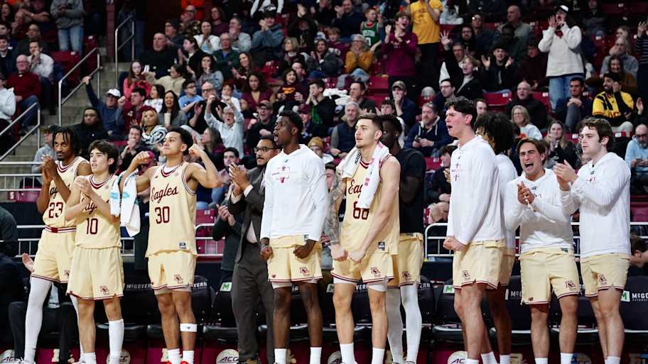 Shots from Boston College men's basketball's home loss to Virginia ...