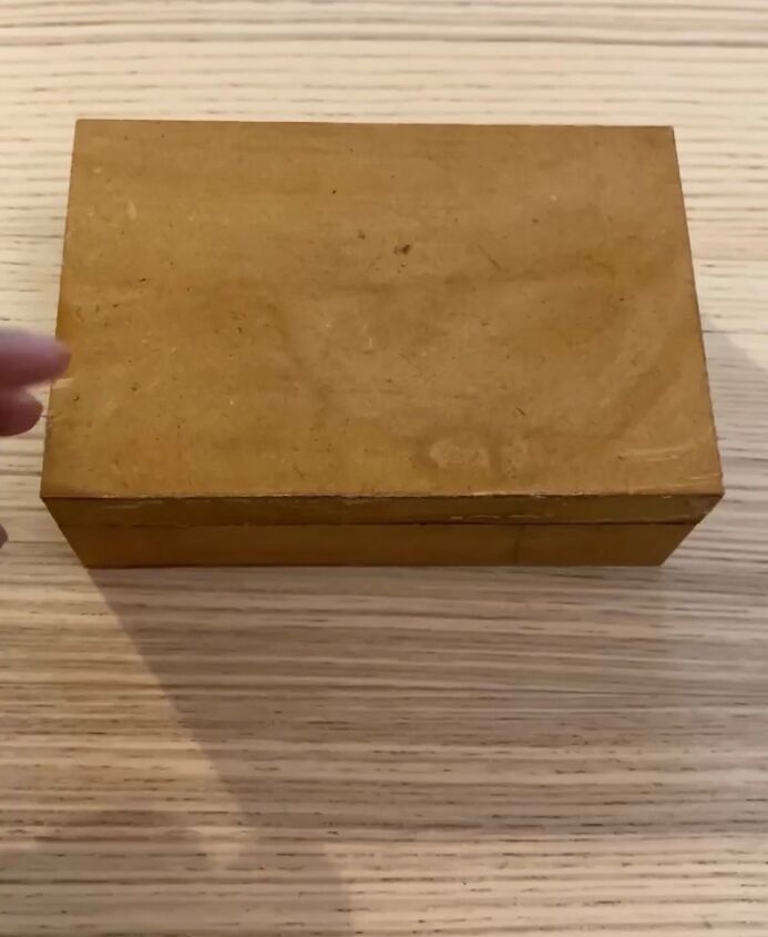 Designer inspired striped box