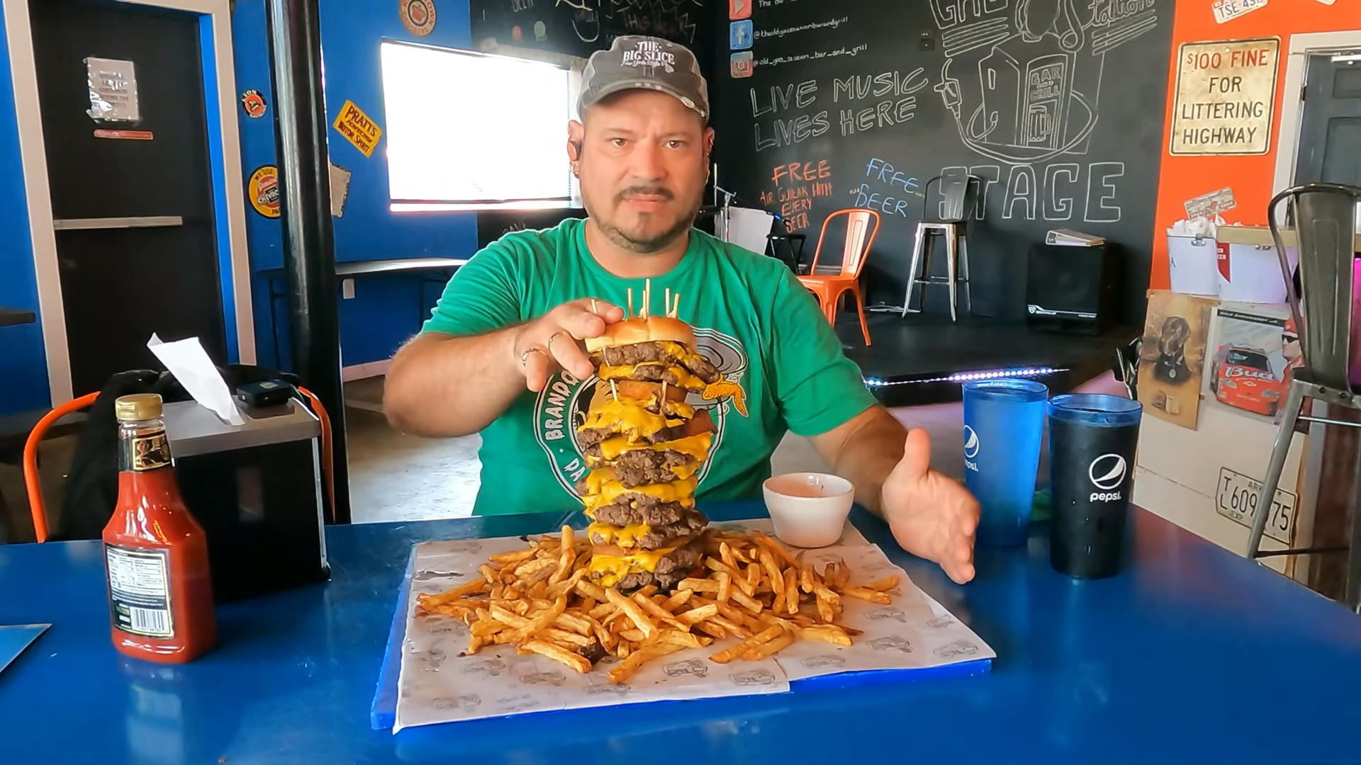 I beat the undefeated burger challenge