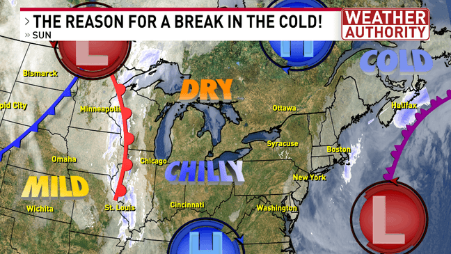 First week of February will not be as brutal with the cold