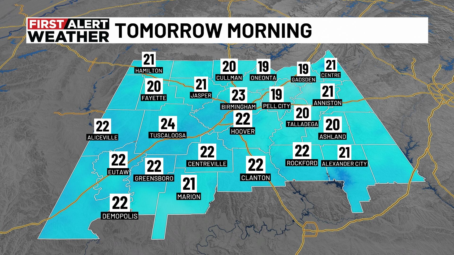 First Alert Weather Day: Another round of frigid temperatures tonight