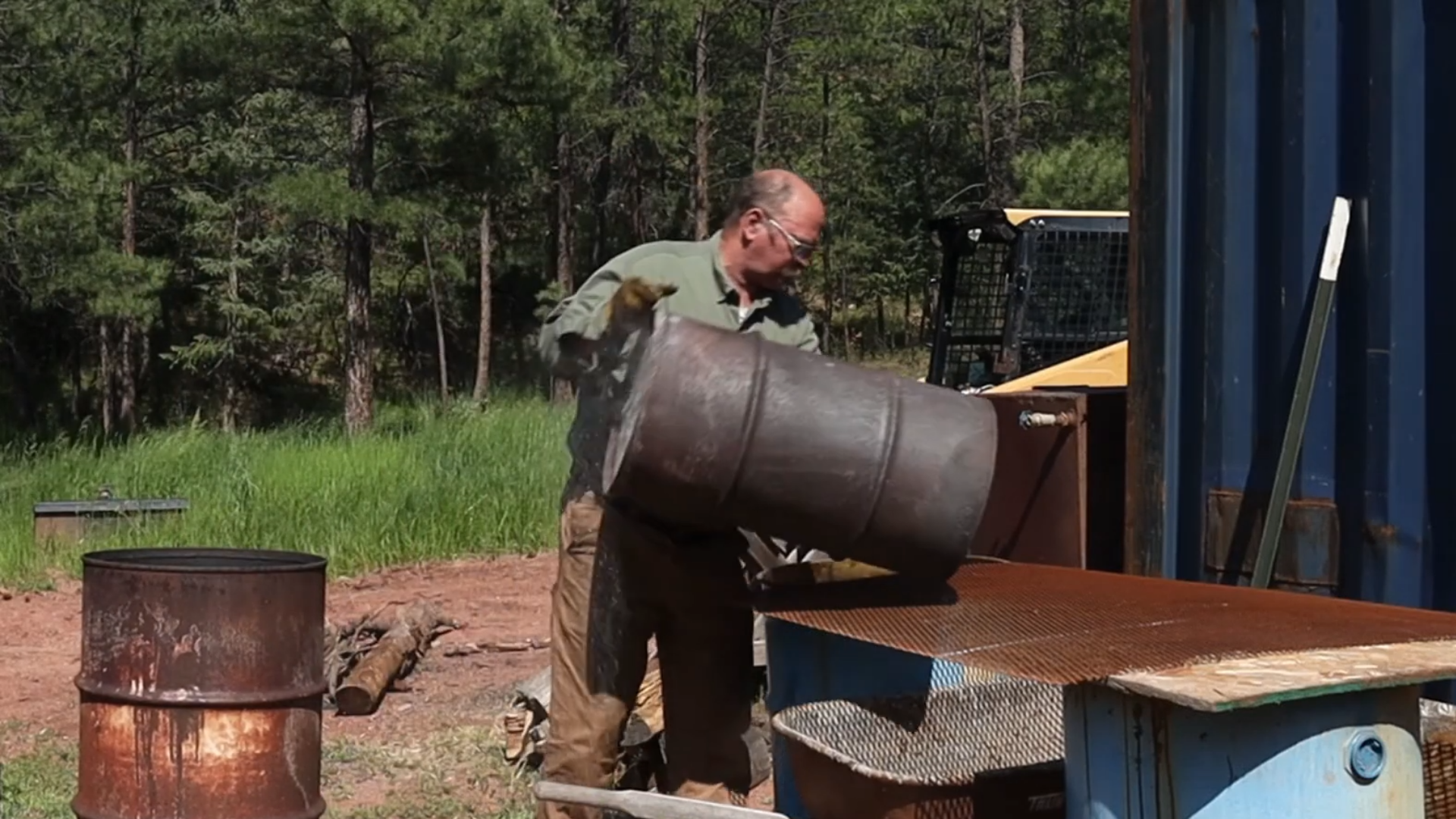 Old-school homemade charcoal: Fire, smoke, and patience