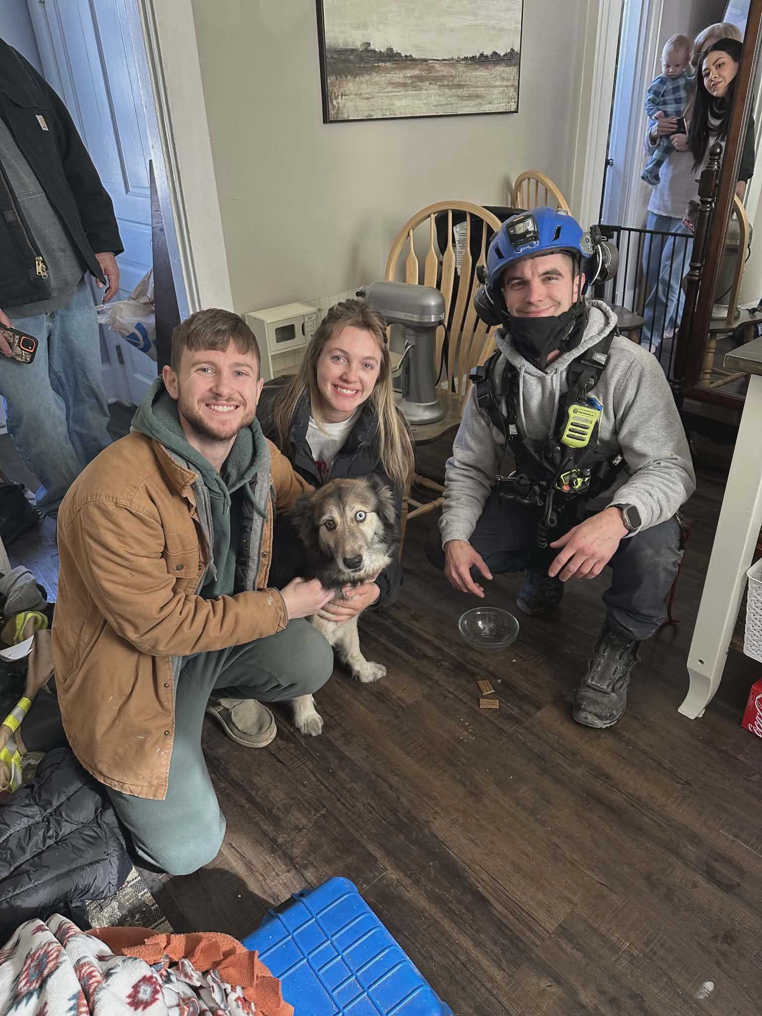 Butler County fire officials rescue dog who had been missing for 3 days ...