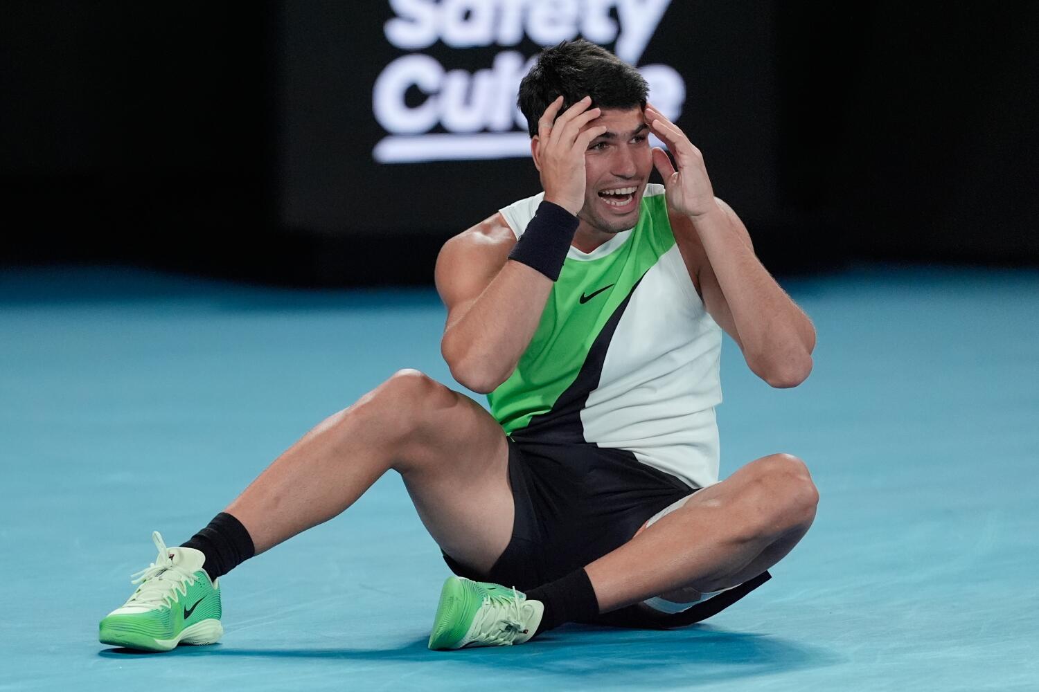 Carlos Alcaraz beats Novak Djokovic, becomes youngest man to earn ...