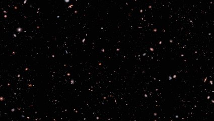 JW space telescope's view of 5000 galaxies in 4K 3D visualization