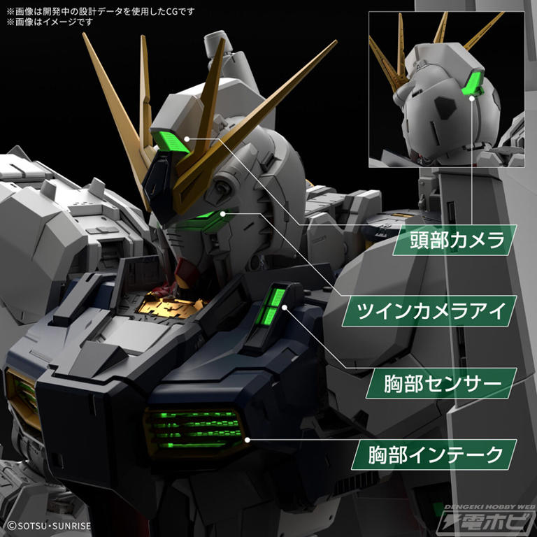 機動戦士ガンダム 逆襲のシャア』ガンプラ「PG UNLEASHED νガンダム