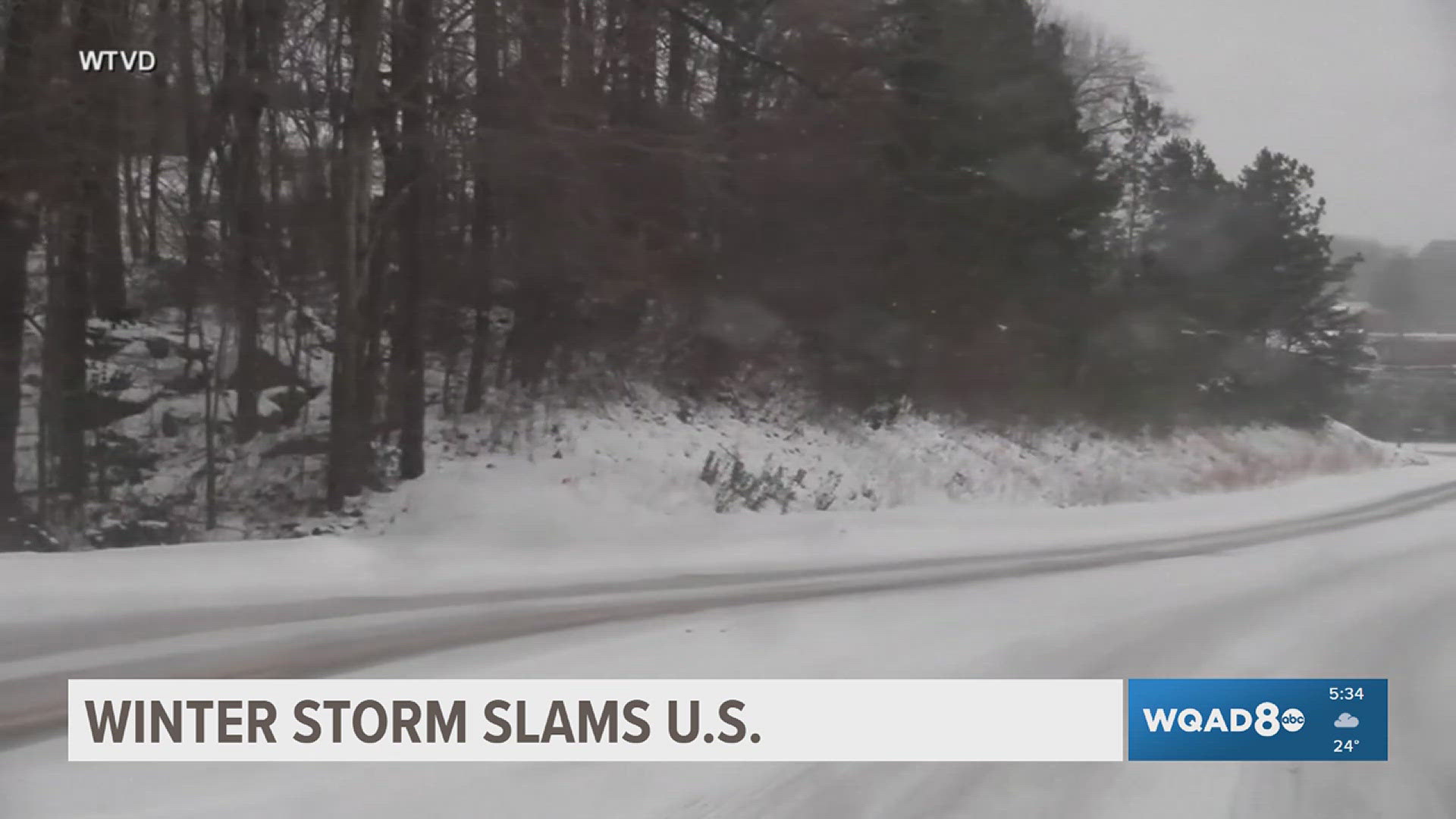 Winter storm conditions slam the US
